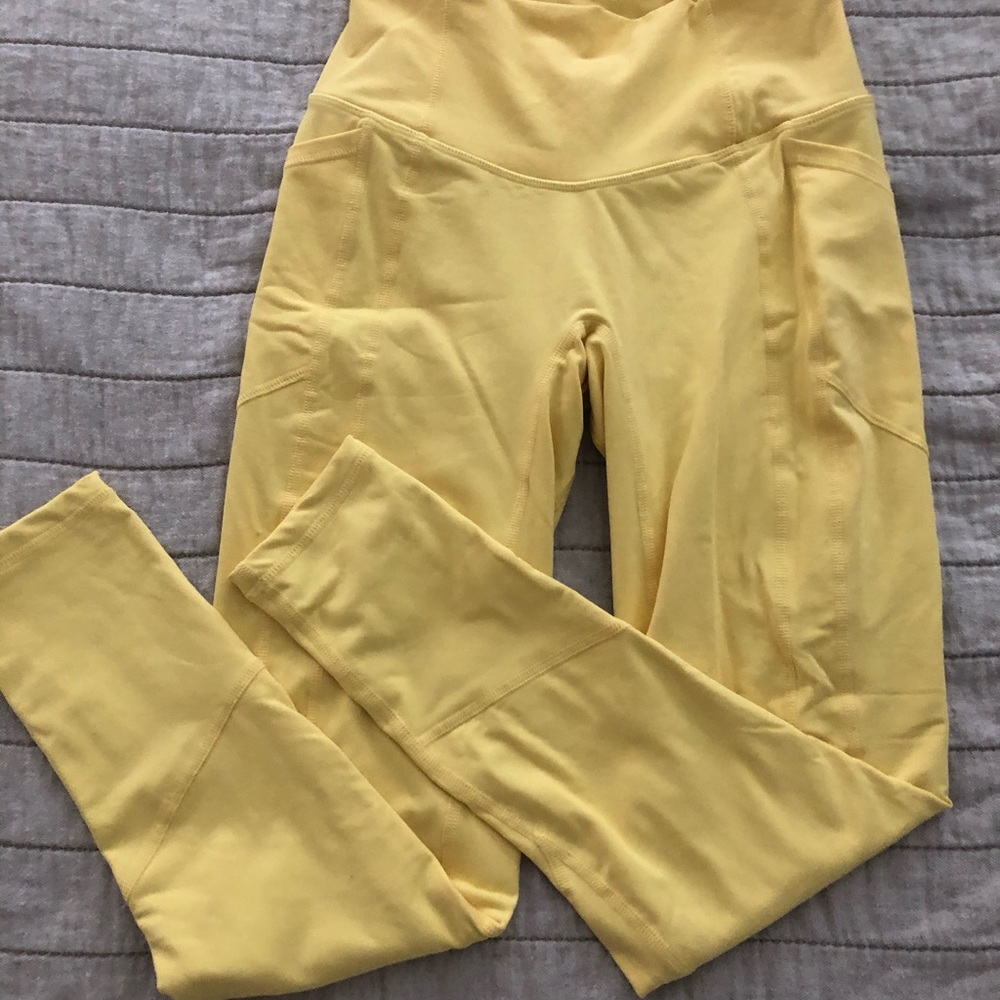 Til you collapse yellow leggings
